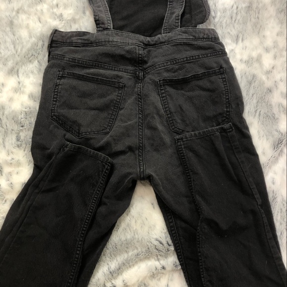 Black Stretched Denim Overall - Picture 5 of 5